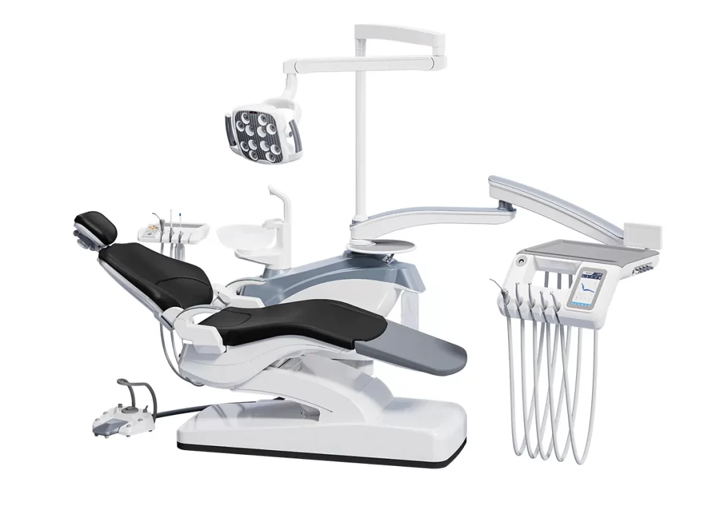 ZIANN dental unit ZA 208Q5 2026 of The Advanced 4-Core LED Lens Module Light of the ZA-208Q5 Dental Chair ZIANN-dental-unit-ZA-208Q5-2026
