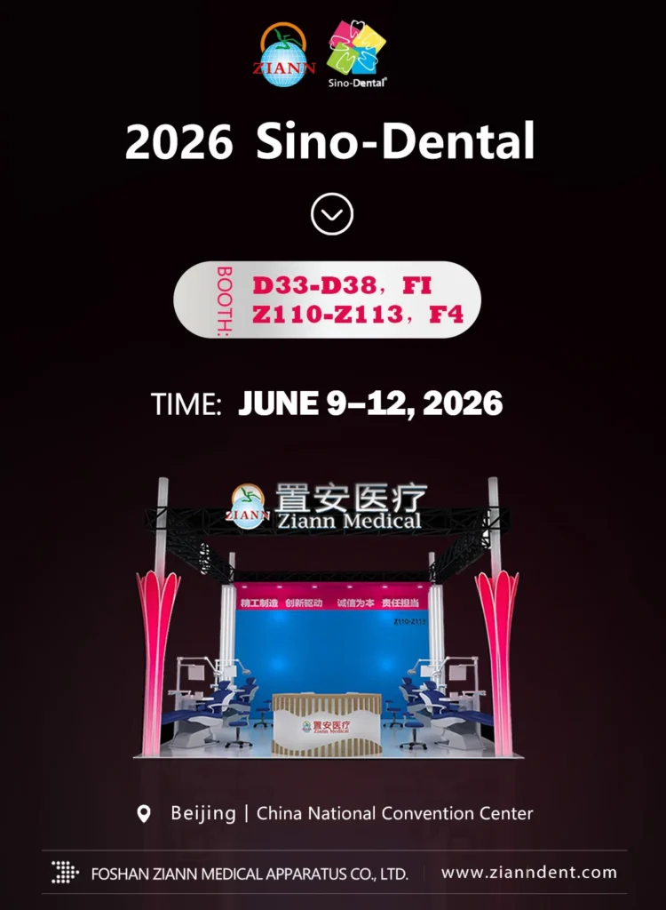 ZIANN AT Sino dental 2026 ZIANN Medical at Sino-Dental 2026 Beijing: Double Booths
